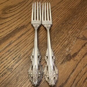 Reed & Barton Elite Silverplate Chambord 2 Forks